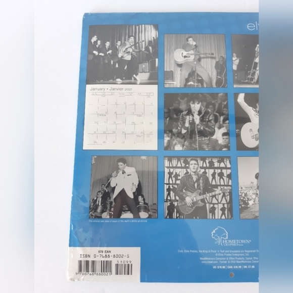 Sealed Elvis Calendar 2007 - Picture 4 of 9